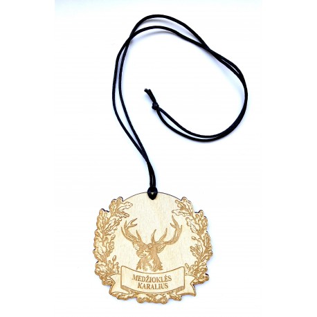 Medinis medalis medžiotojui "Medžioklės karalius" su Elniu